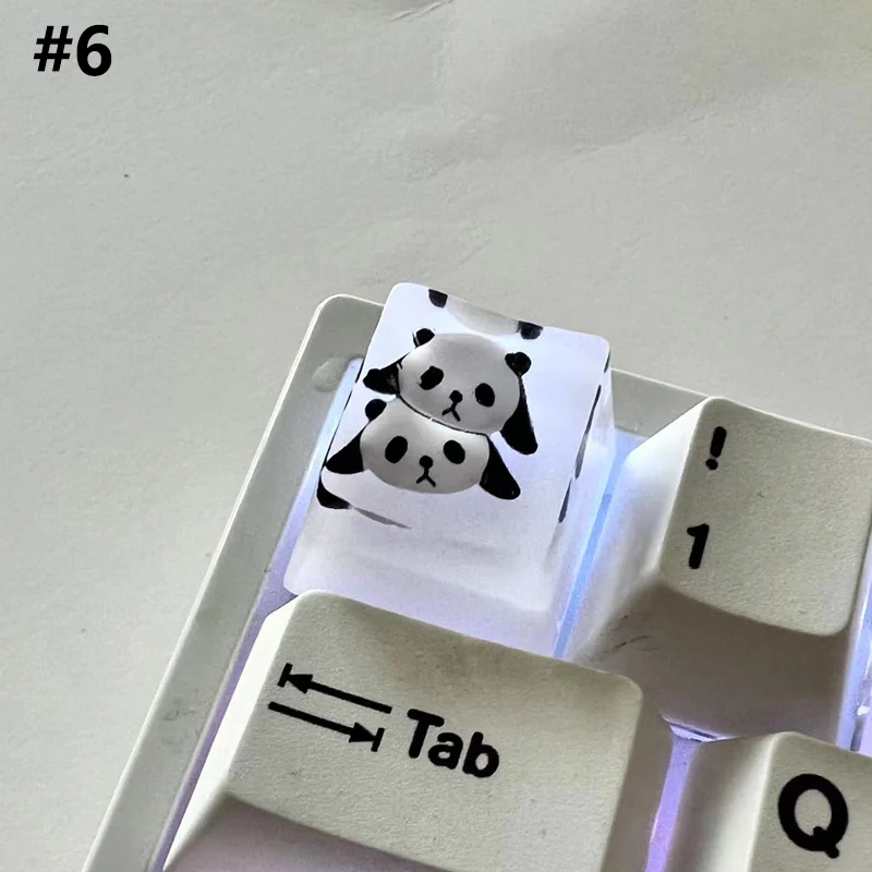 YUNZII Panda Handmade Artisan Keycap - Image 11