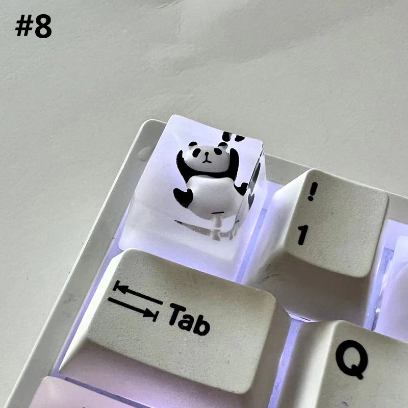 YUNZII Panda Handmade Artisan Keycap - Image 13