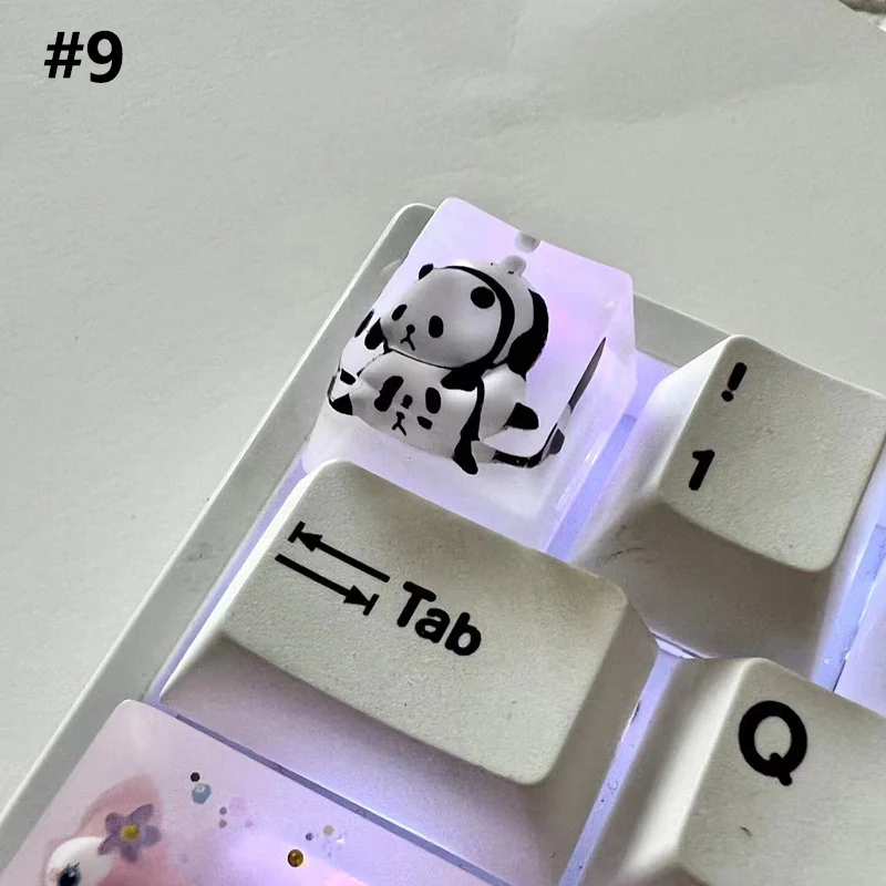 YUNZII Panda Handmade Artisan Keycap - Image 14