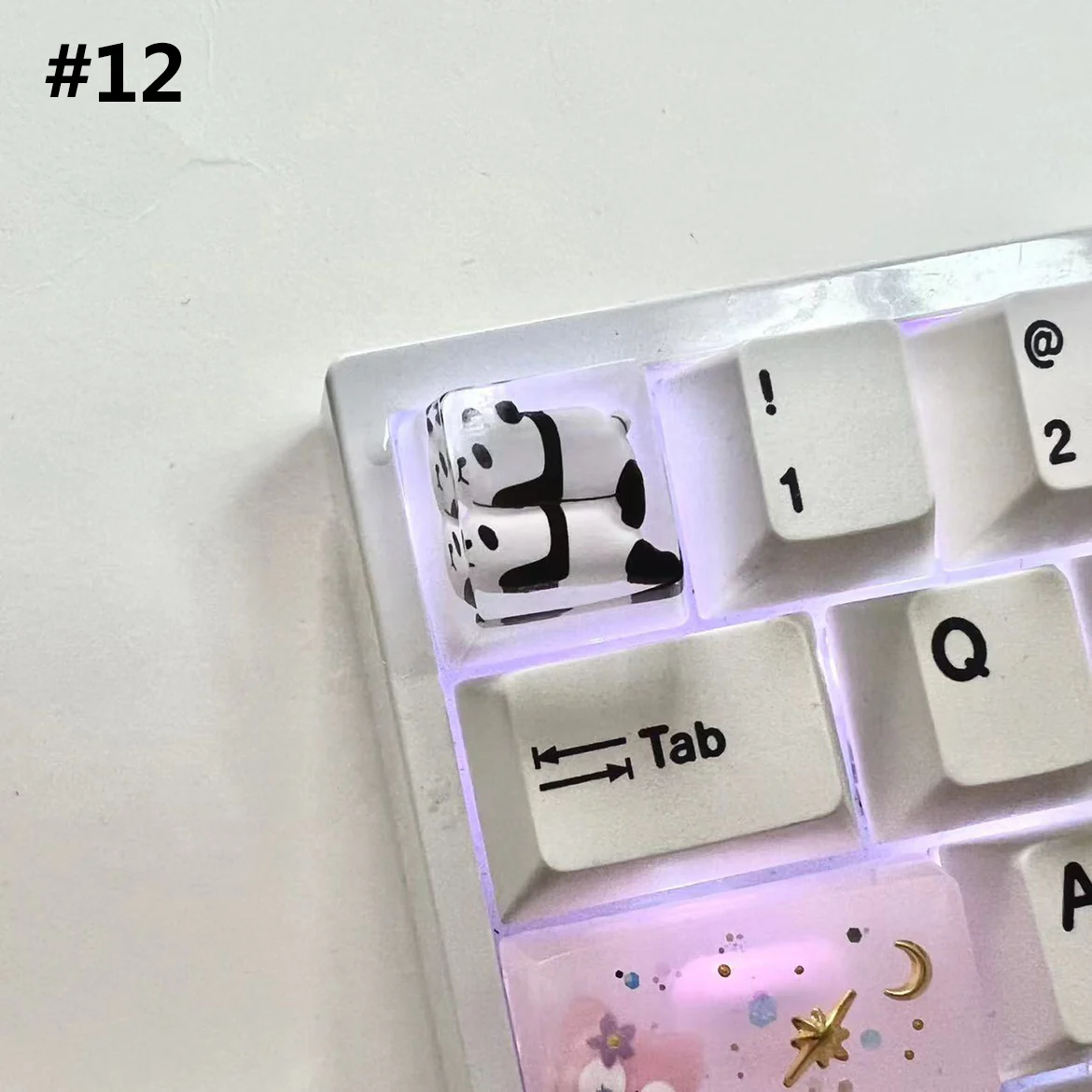 YUNZII Panda Handmade Artisan Keycap - Image 17