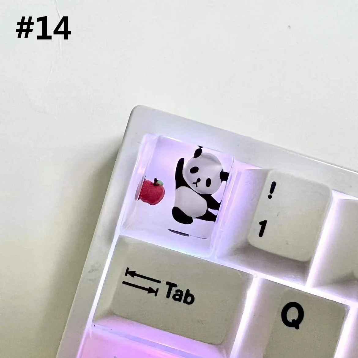 YUNZII Panda Handmade Artisan Keycap - Image 19