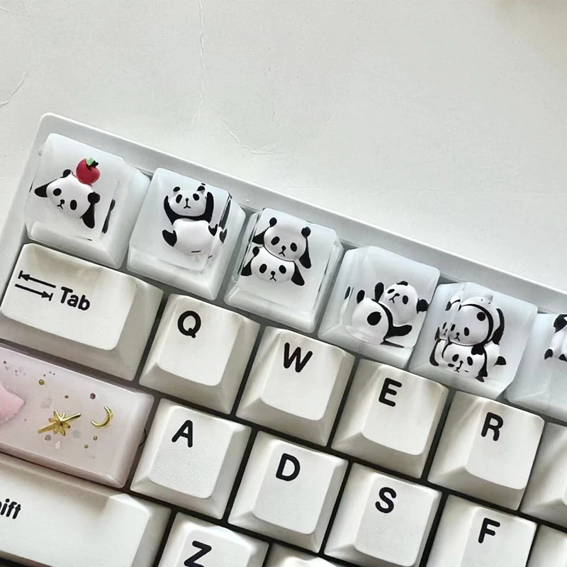 YUNZII Panda Handmade Artisan Keycap - Image 2