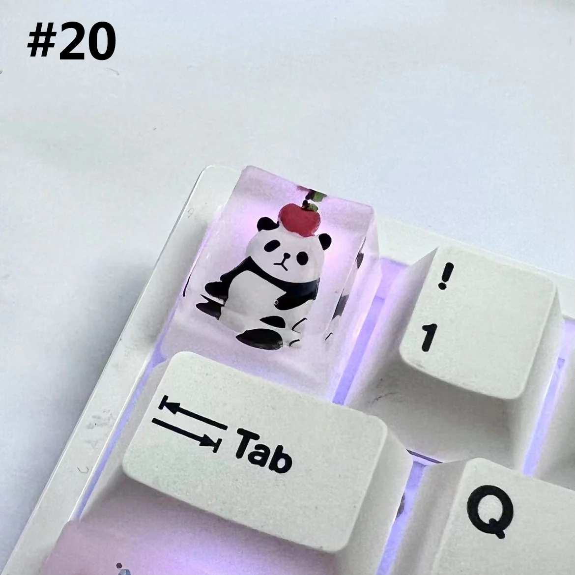 YUNZII Panda Handmade Artisan Keycap - Image 25