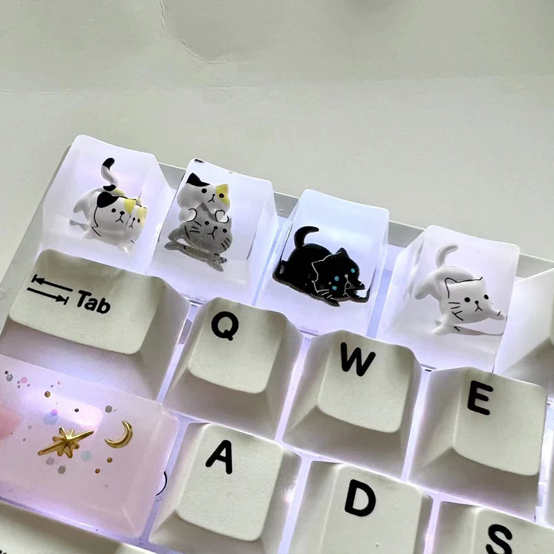 YUNZII Panda Handmade Artisan Keycap - Image 4