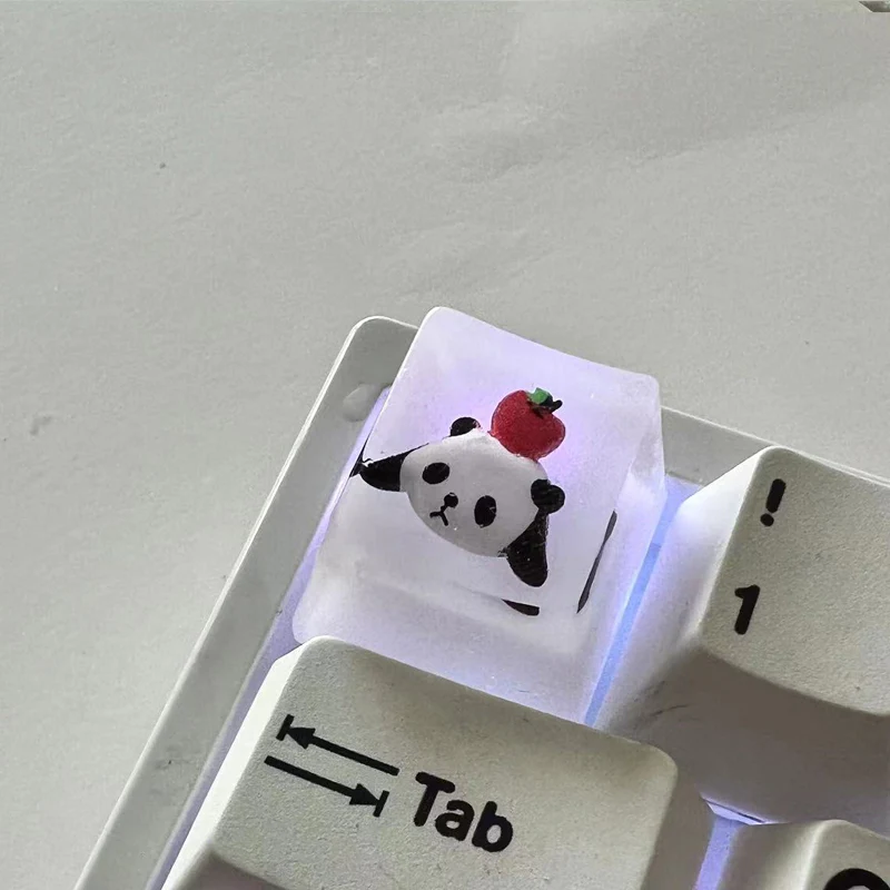 YUNZII Panda Handmade Artisan Keycap - Image 5