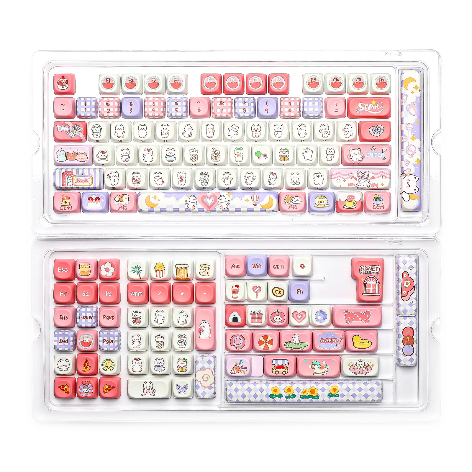 YUNZII Party MOA Profile Keycap Set - Image 11