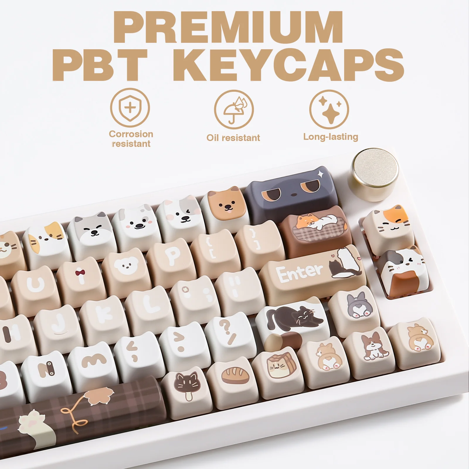 YUNZII Pawcap MAO Profile Keycap Set - Image 4