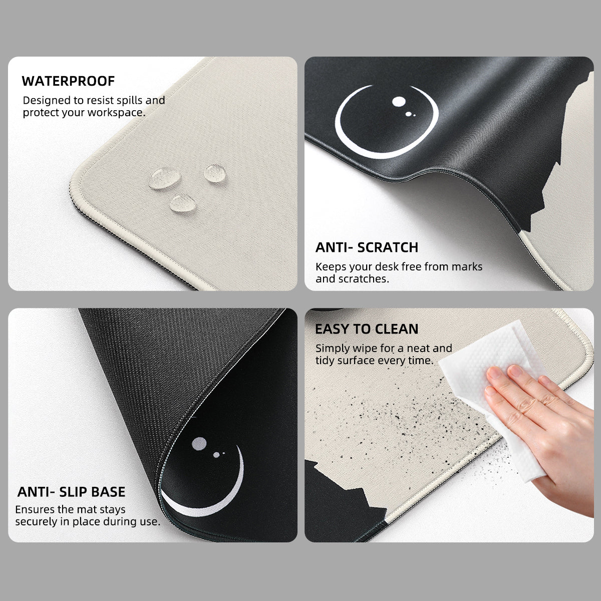 YUNZII Peeking Cat Mouse Pad Desk Mat - Image 6