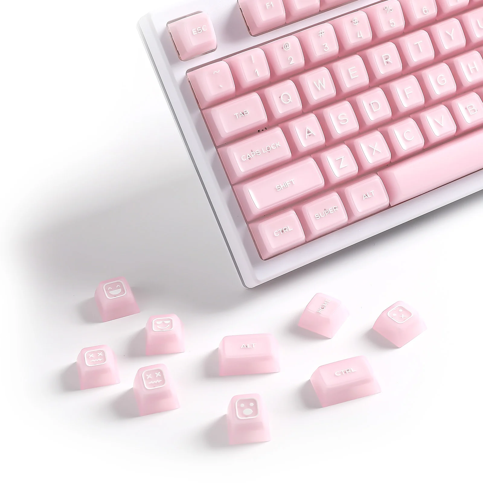 YUNZII Pink Jade SA Profile Keycap Set - Image 10