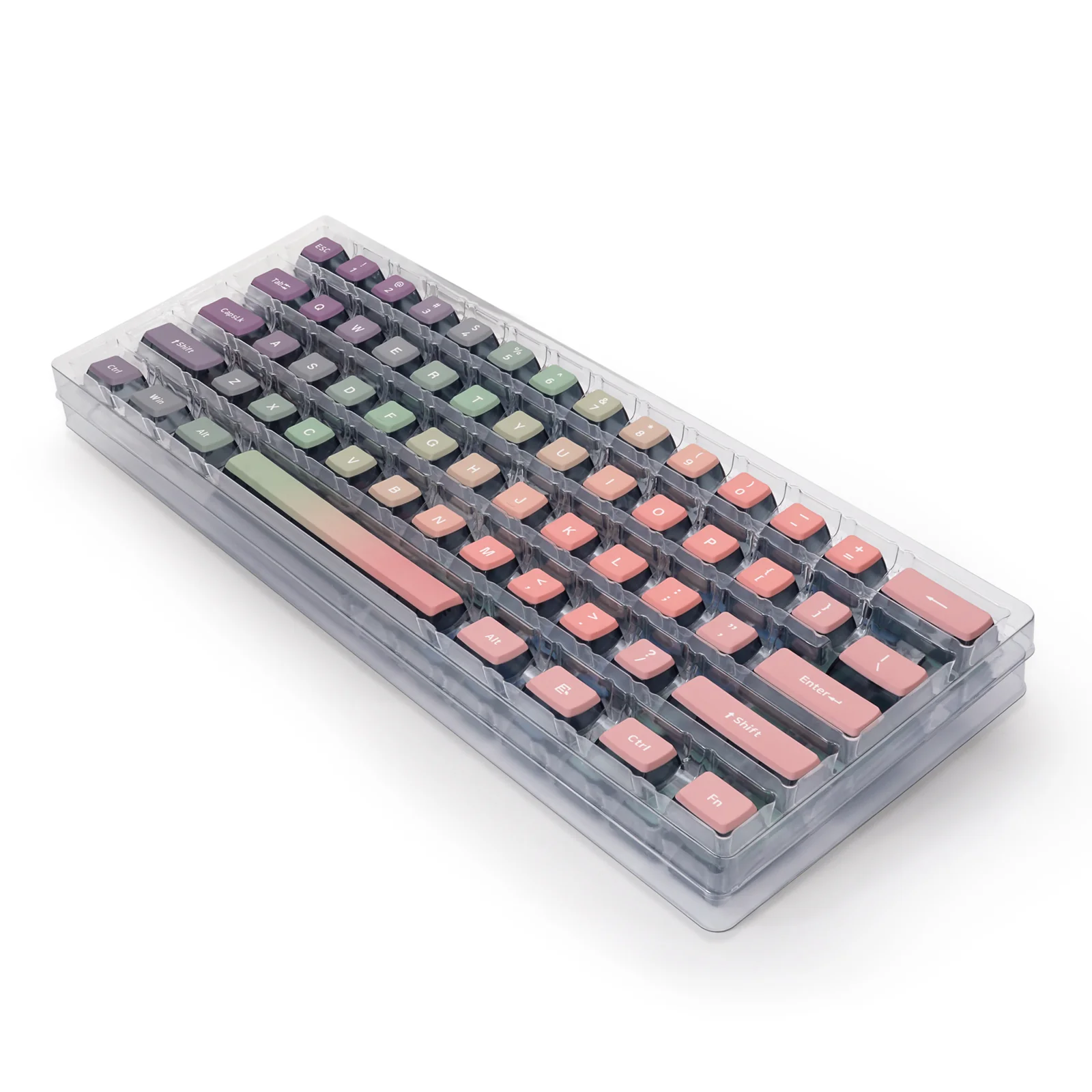 YUNZII Pink Rainbow Keycap Set - Image 10