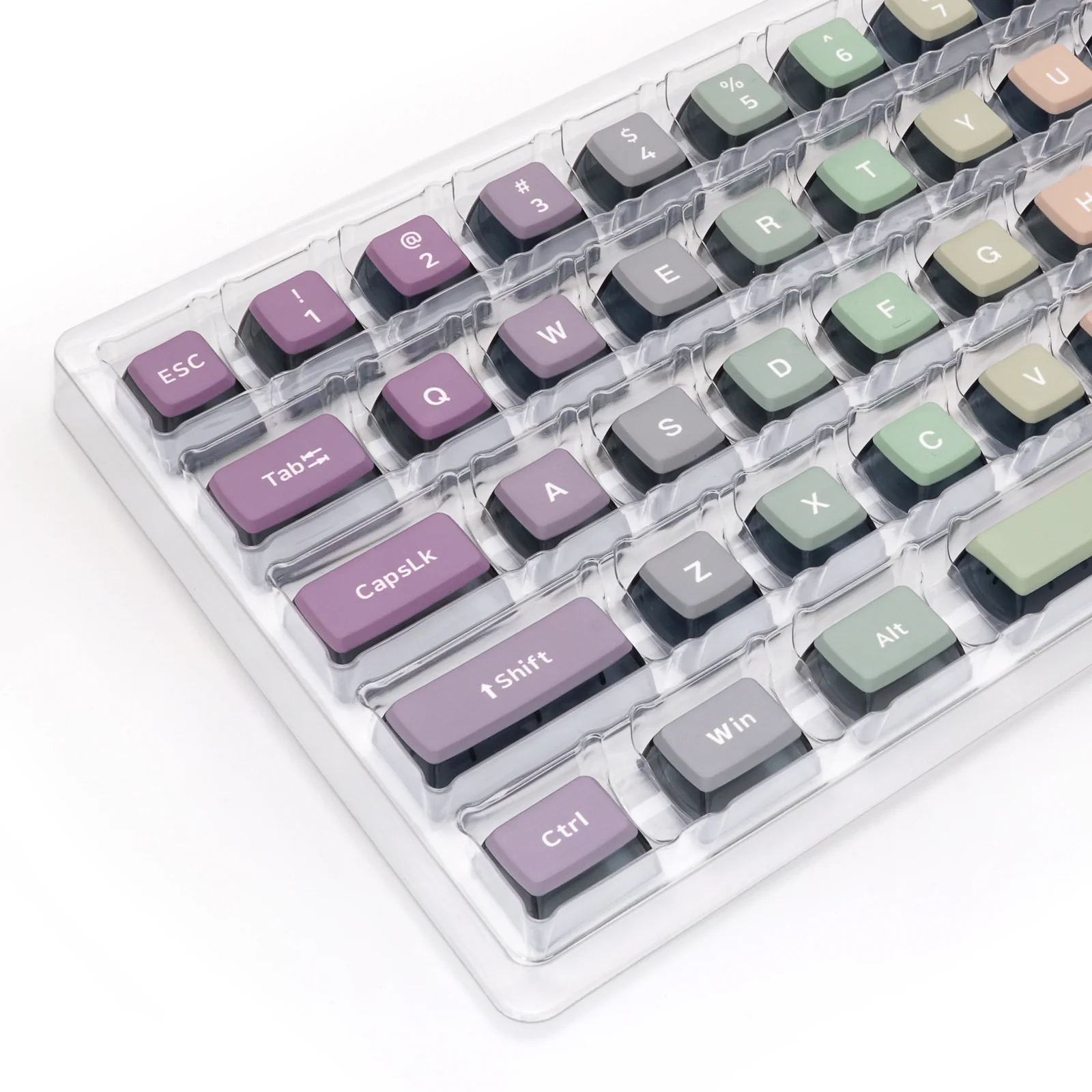 YUNZII Pink Rainbow Keycap Set - Image 12