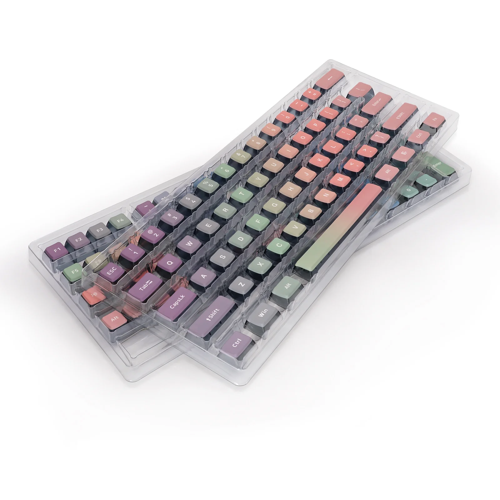 YUNZII Pink Rainbow Keycap Set - Image 8