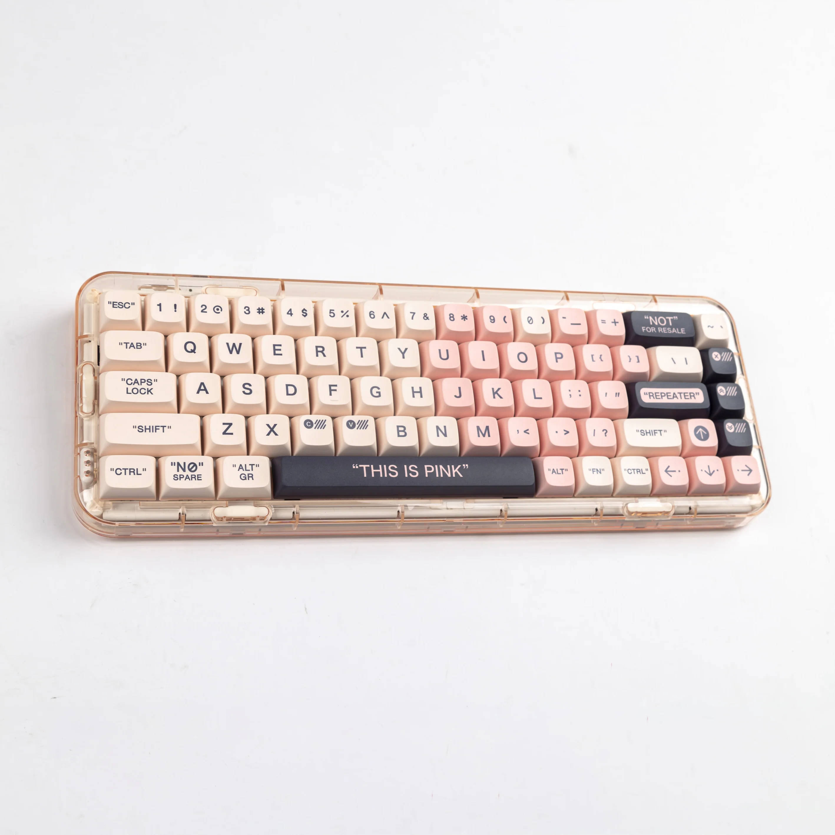 YUNZII Plastic Pink Keycap Set - Image 11