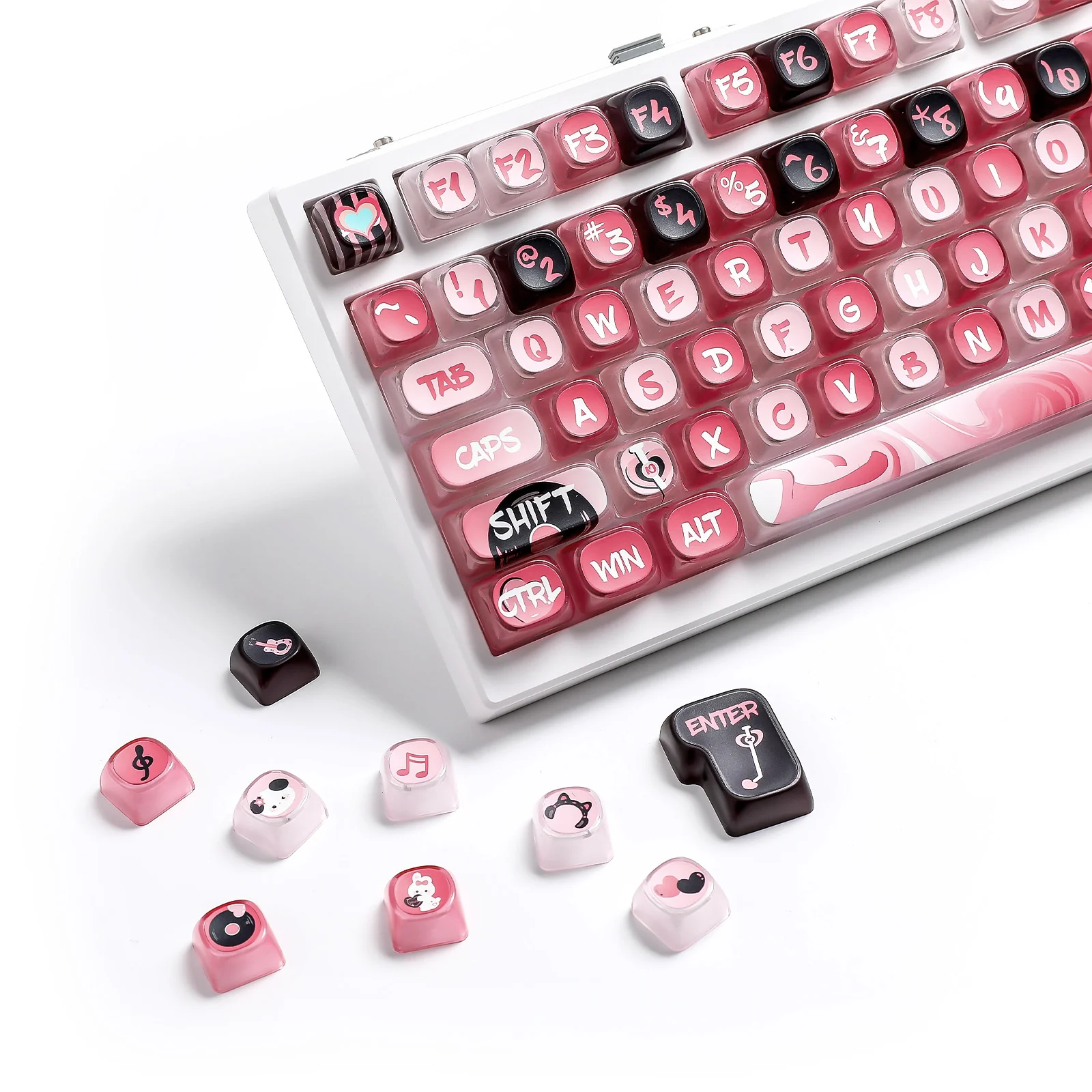 YUNZII Pudding Band MOA Profile Keycap Set - Image 10