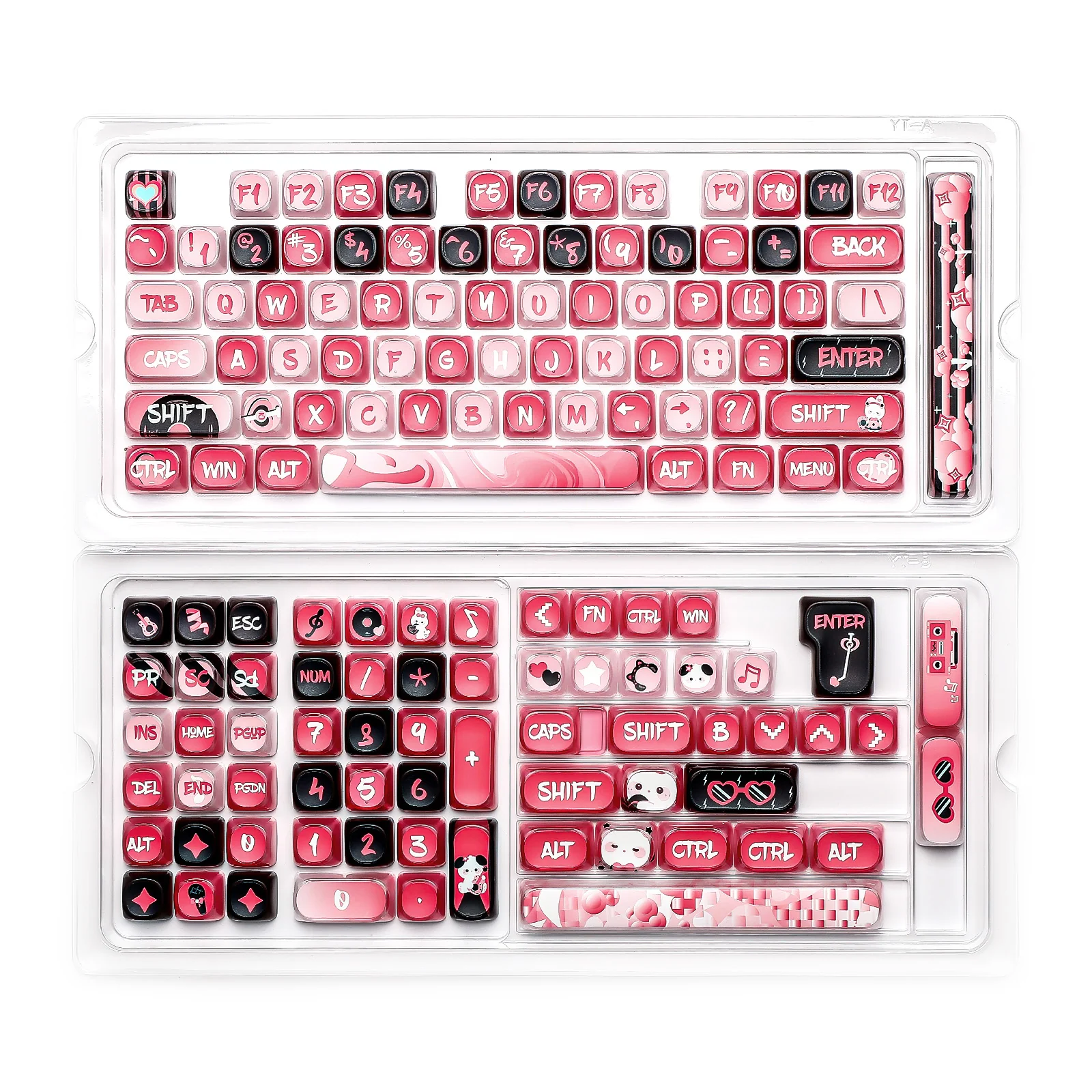 YUNZII Pudding Band MOA Profile Keycap Set - Image 11