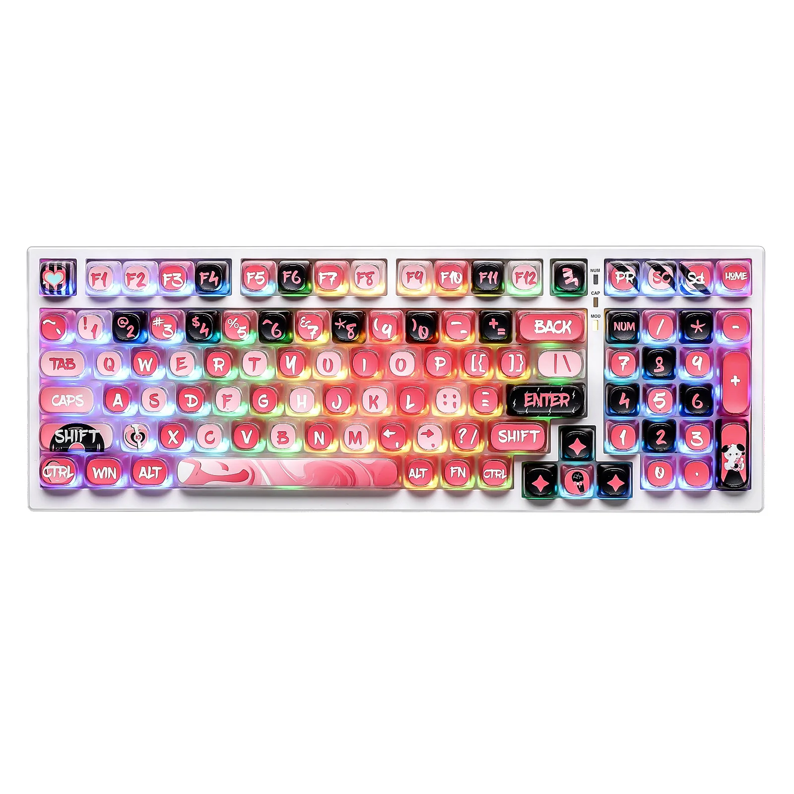 YUNZII Pudding Band MOA Profile Keycap Set - Image 2