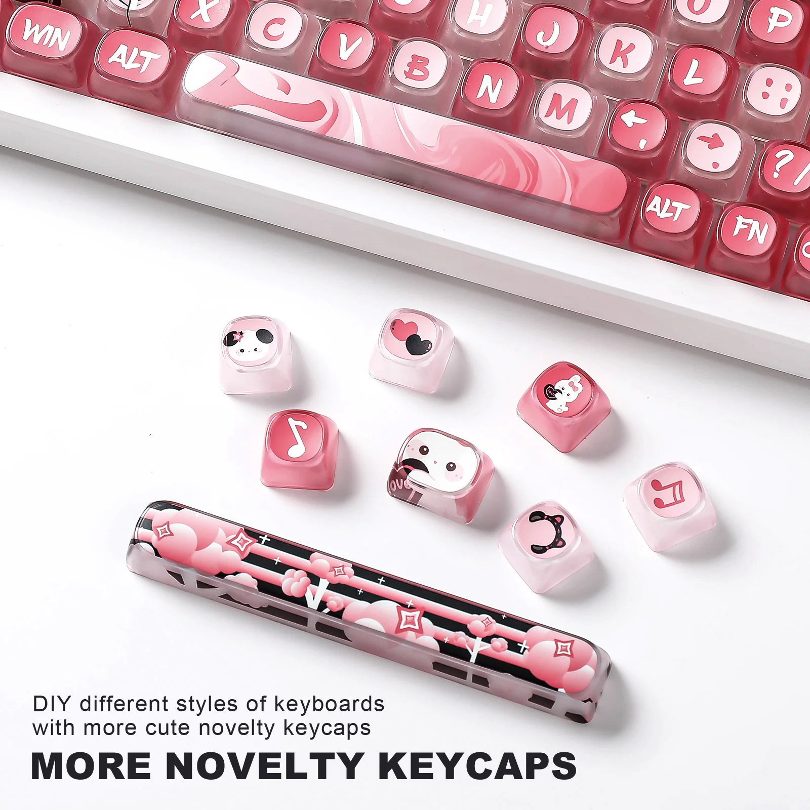 YUNZII Pudding Band MOA Profile Keycap Set - Image 7