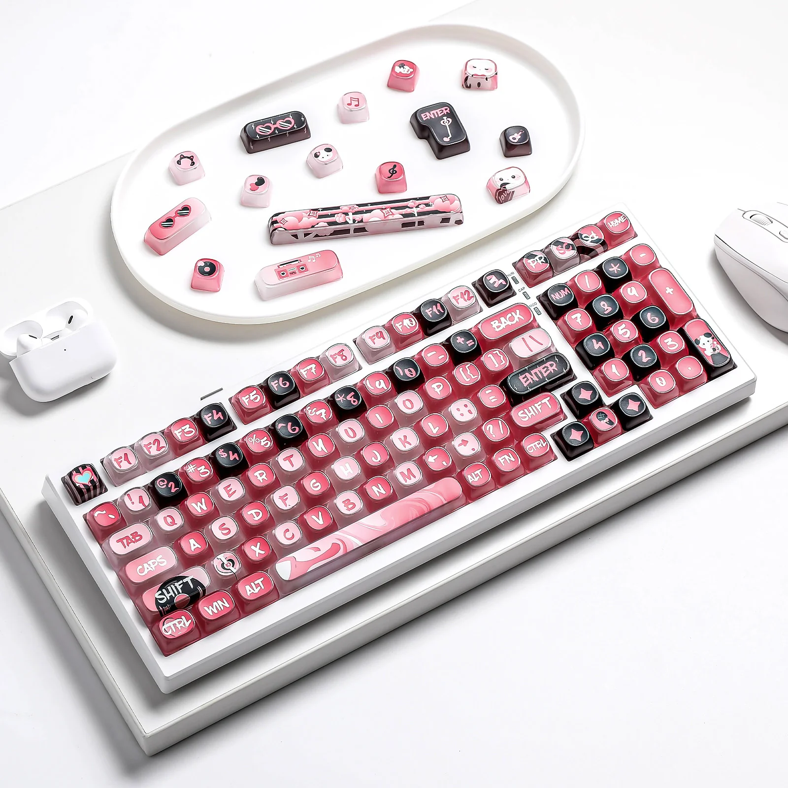 YUNZII Pudding Band MOA Profile Keycap Set - Image 8