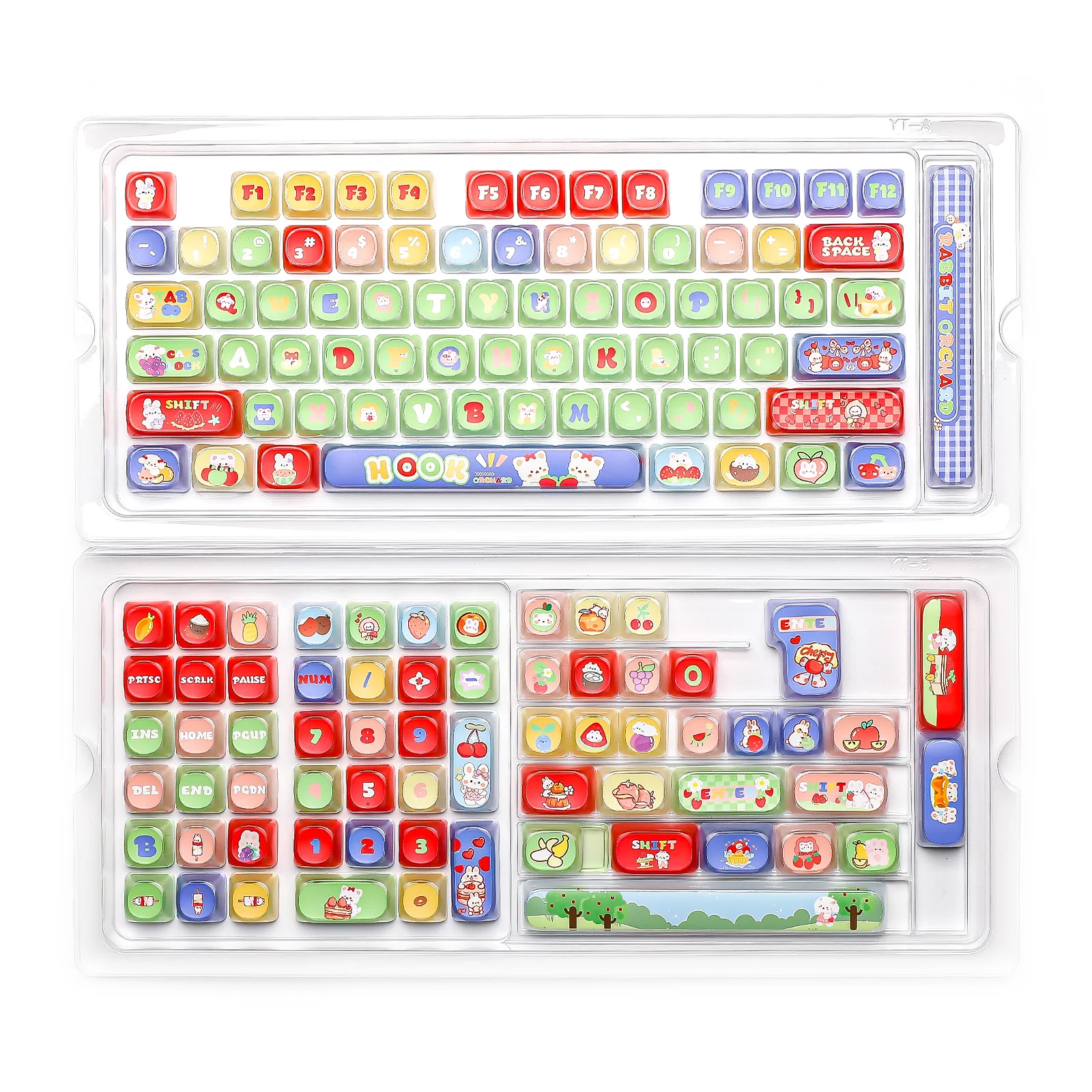 YUNZII Pudding Fruit Garden MOA Profile Keycap Set - Image 11