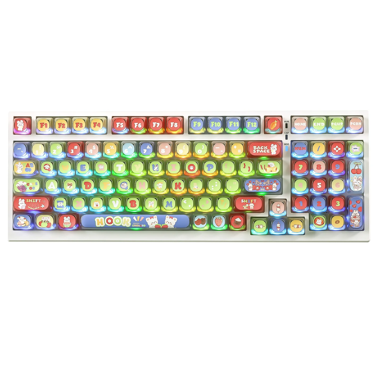 YUNZII Pudding Fruit Garden MOA Profile Keycap Set - Image 2