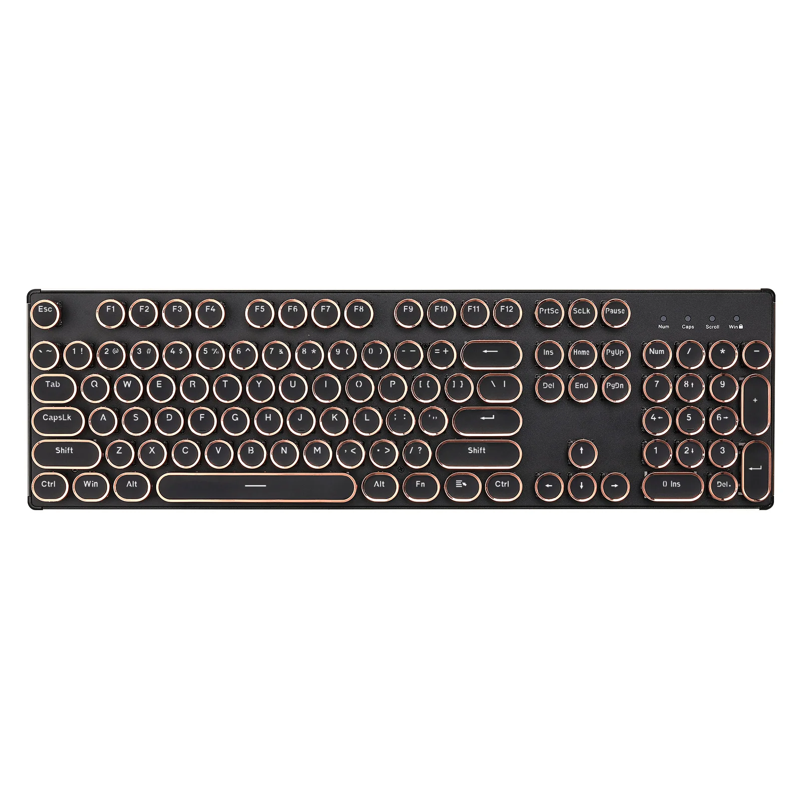 YUNZII QL108 Full-Size Wired Typewriter Style Custom Mechanical Keyboard - Image 19