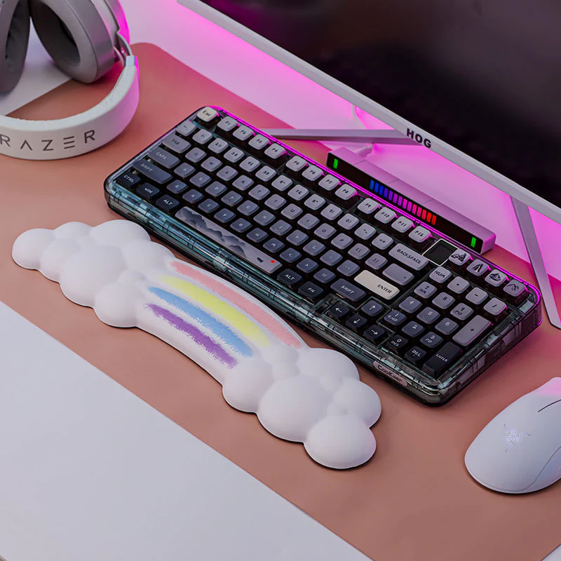 YUNZII Rainbow Cloud Keyboard Wrist Rest - Image 10