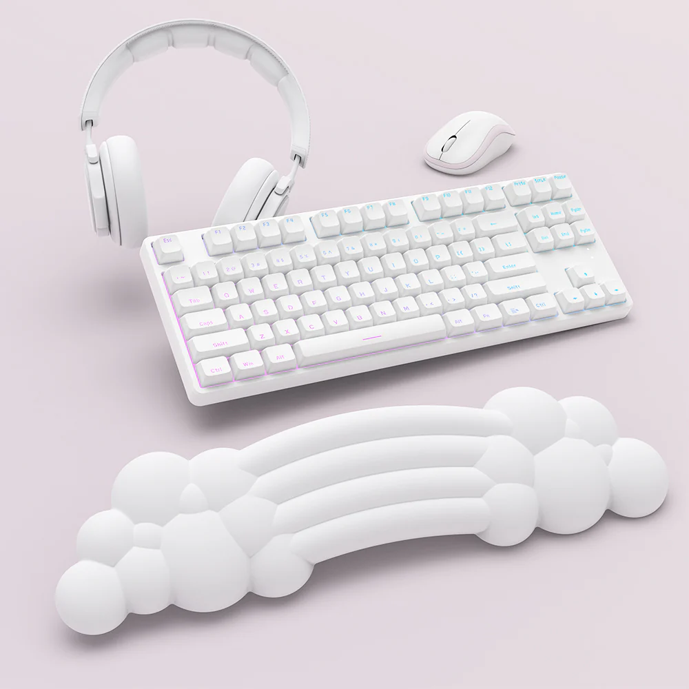 YUNZII Rainbow Cloud Keyboard Wrist Rest - Image 12