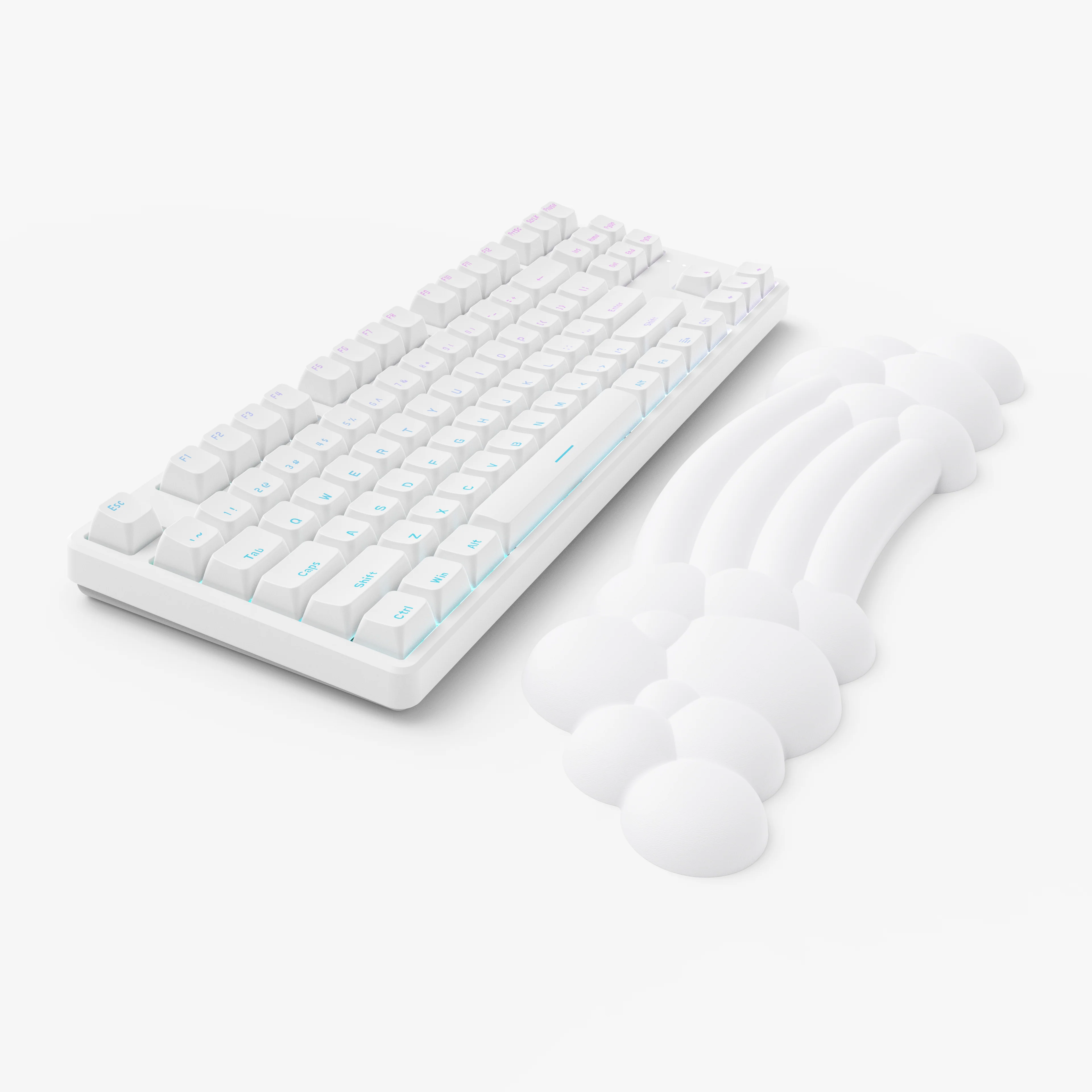 YUNZII Rainbow Cloud Keyboard Wrist Rest - Image 13