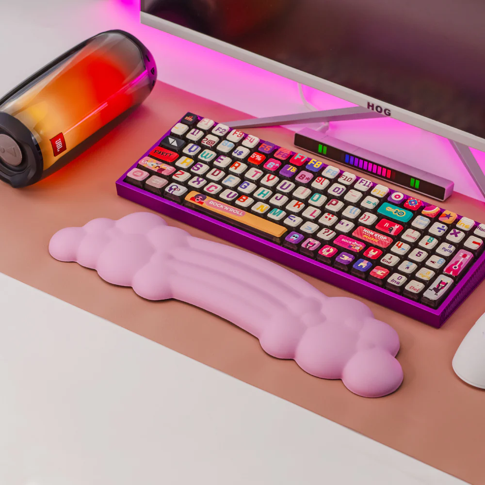 YUNZII Rainbow Cloud Keyboard Wrist Rest - Image 21