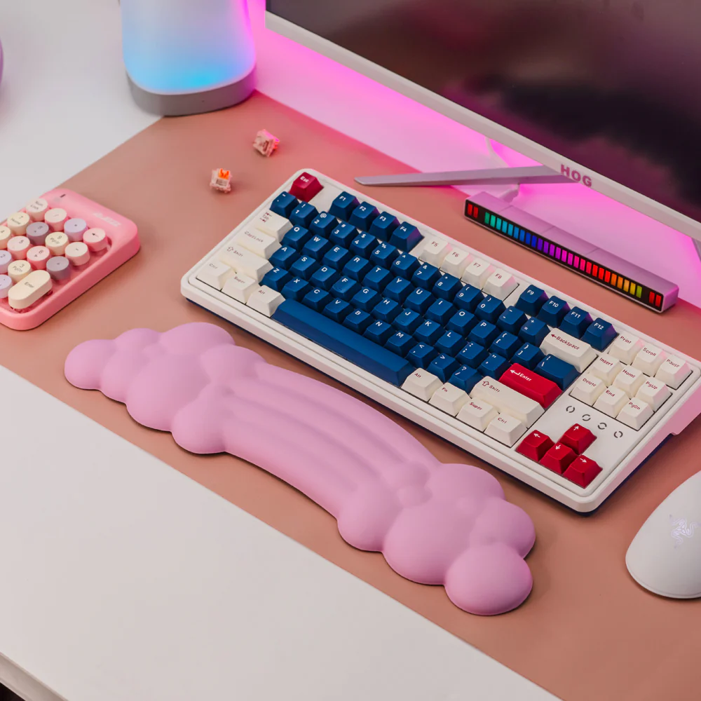 YUNZII Rainbow Cloud Keyboard Wrist Rest - Image 23