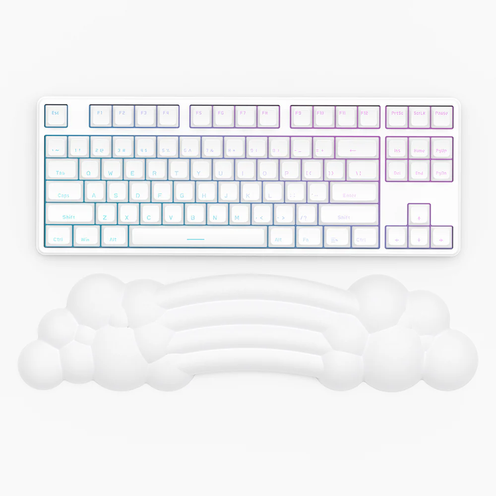 YUNZII Rainbow Cloud Keyboard Wrist Rest - Image 4