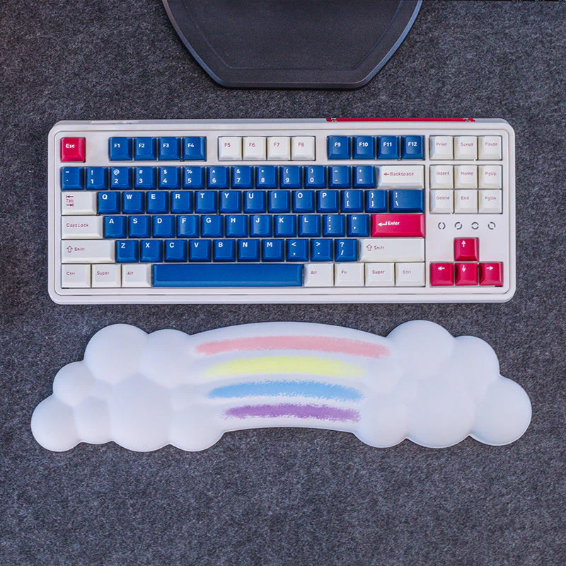 YUNZII Rainbow Cloud Keyboard Wrist Rest - Image 6