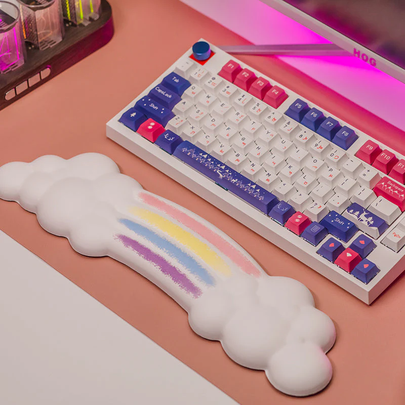 YUNZII Rainbow Cloud Keyboard Wrist Rest - Image 7
