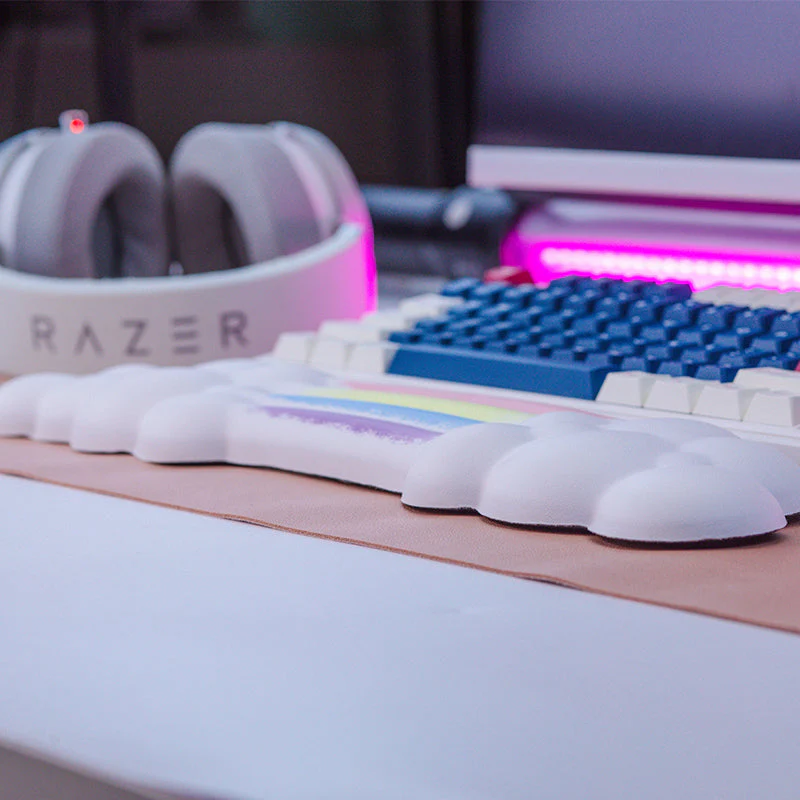 YUNZII Rainbow Cloud Keyboard Wrist Rest - Image 9