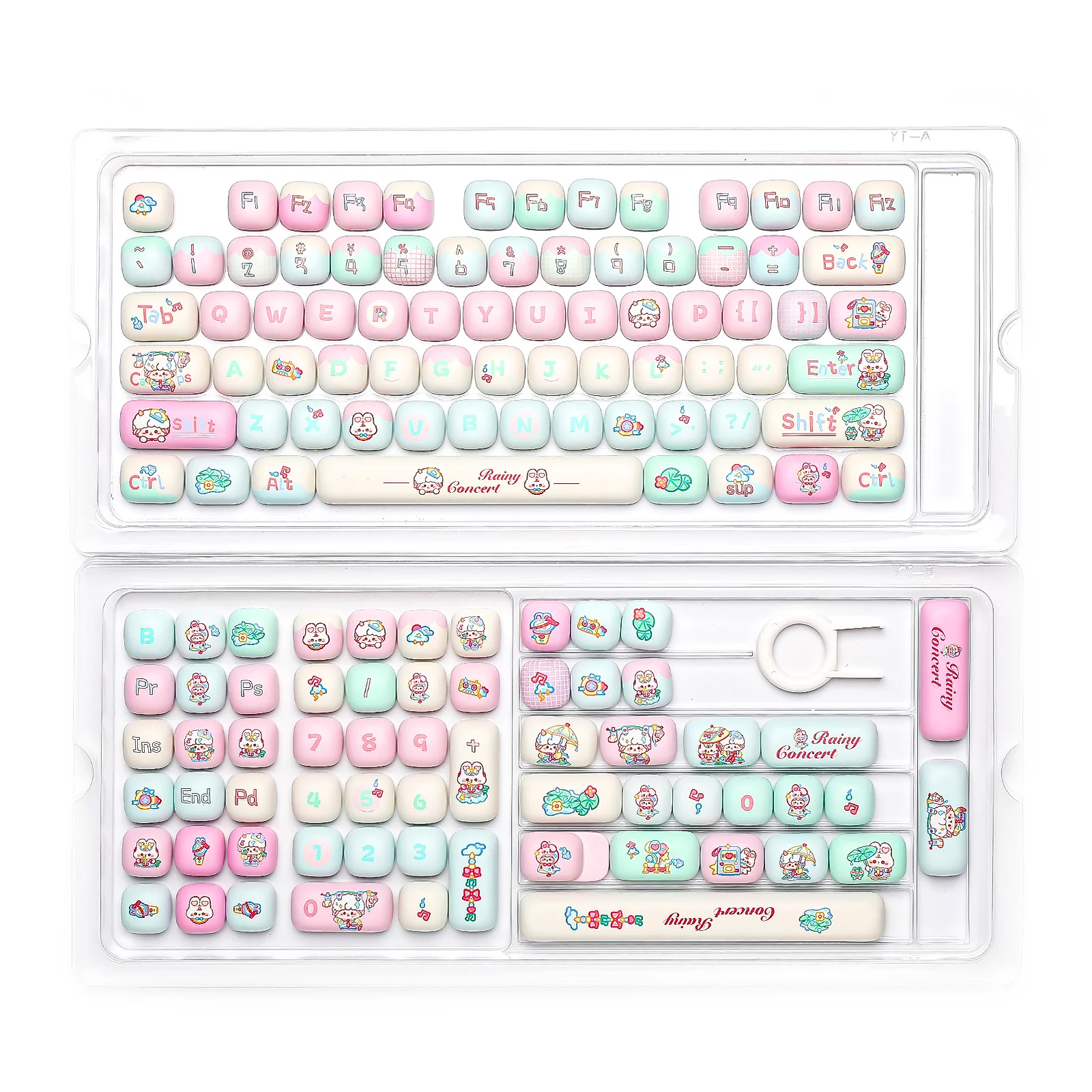 YUNZII Rainy Concert MOG Profile Keycap Set - Image 11