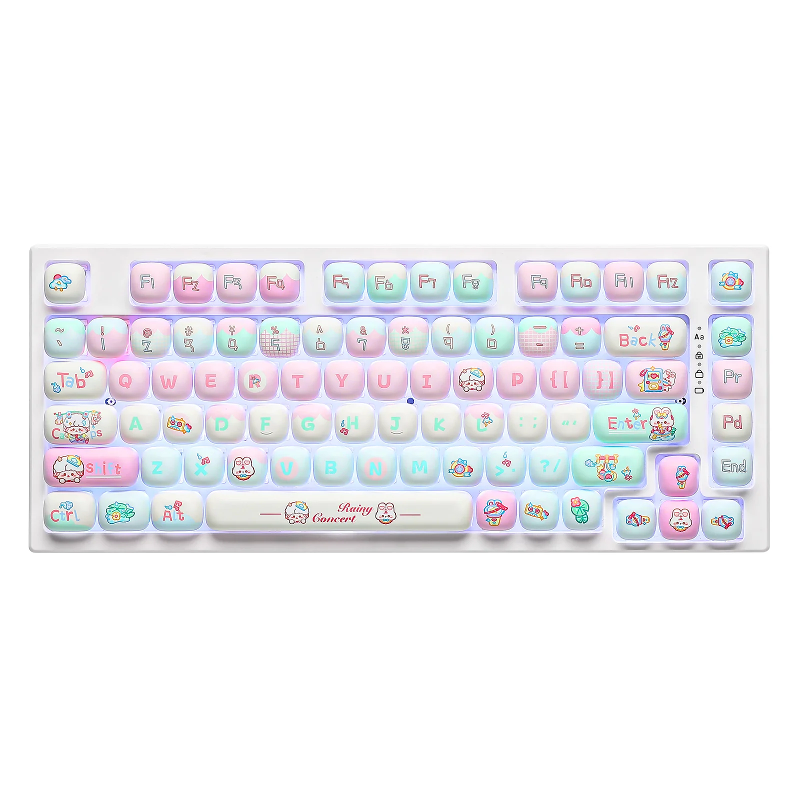 YUNZII Rainy Concert MOG Profile Keycap Set - Image 2