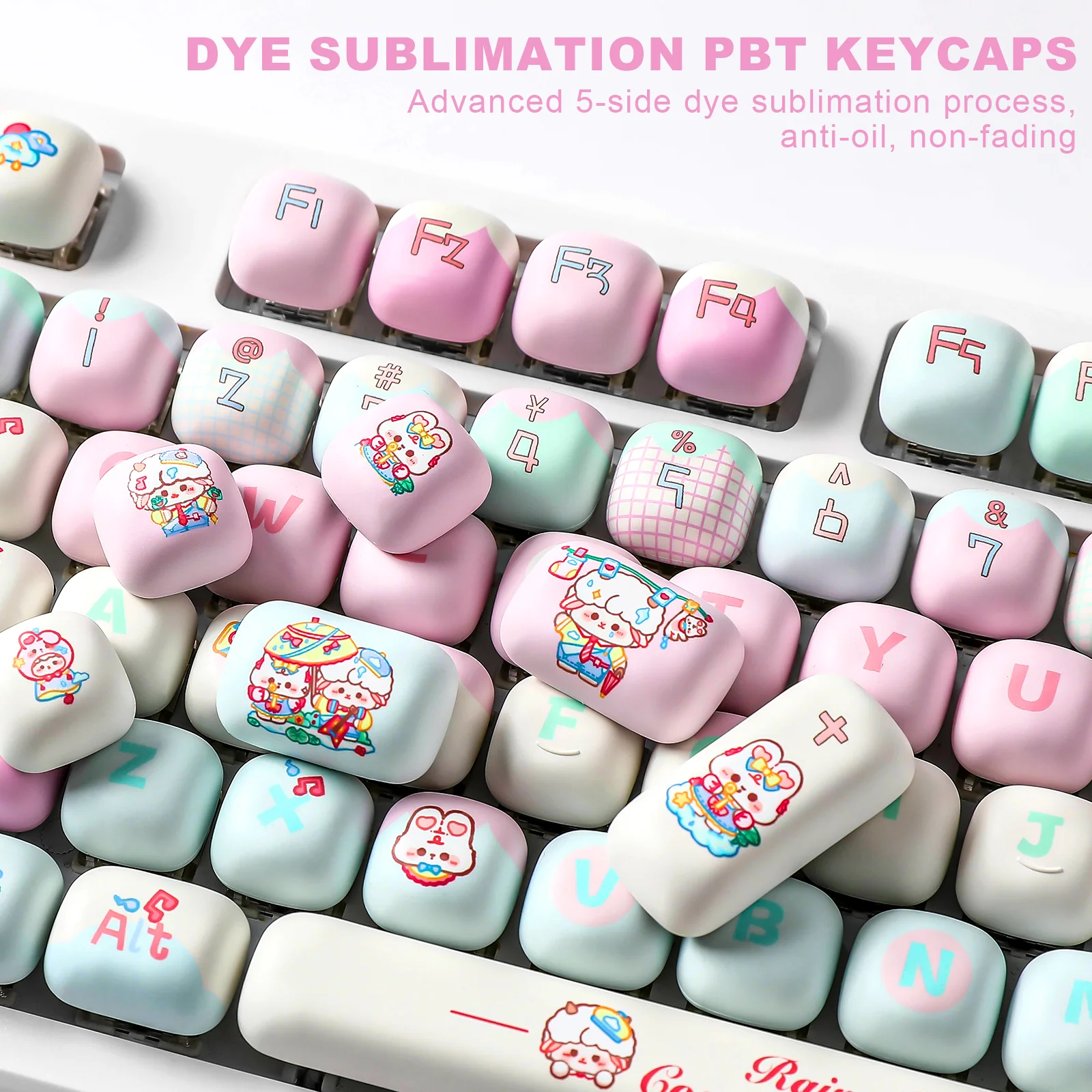YUNZII Rainy Concert MOG Profile Keycap Set - Image 6