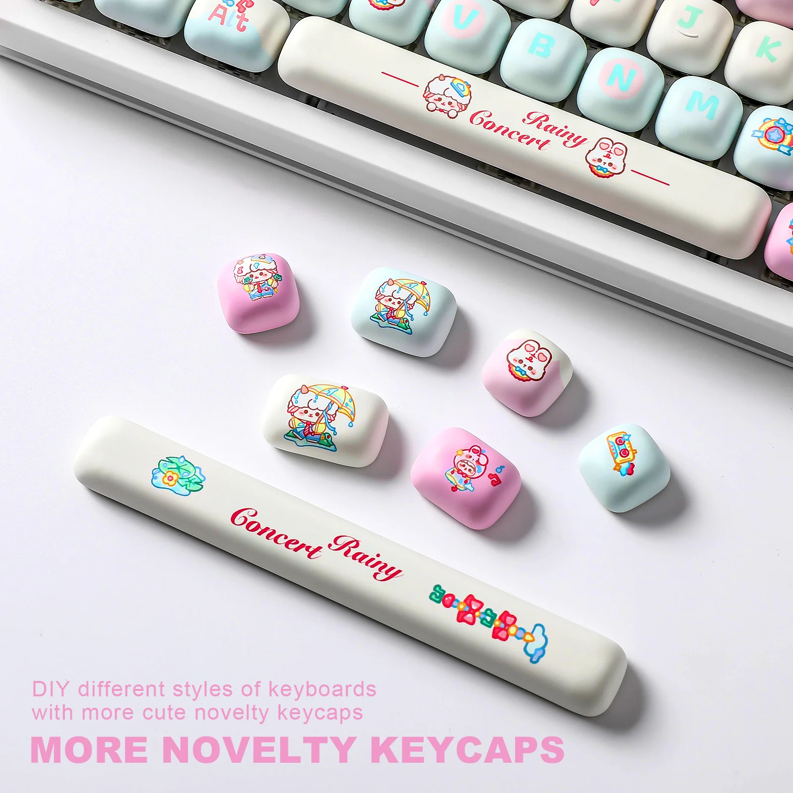 YUNZII Rainy Concert MOG Profile Keycap Set - Image 7