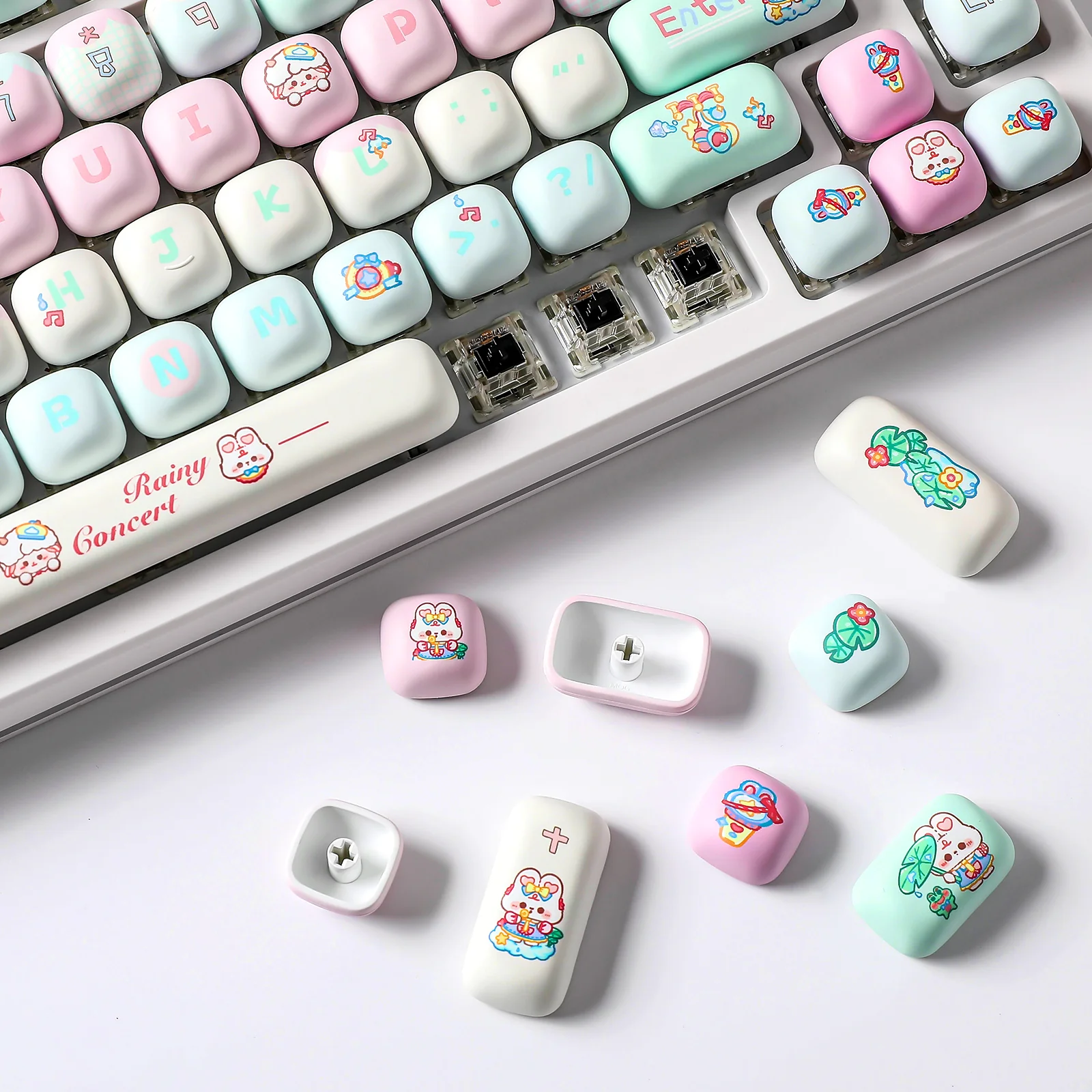 YUNZII Rainy Concert MOG Profile Keycap Set - Image 8