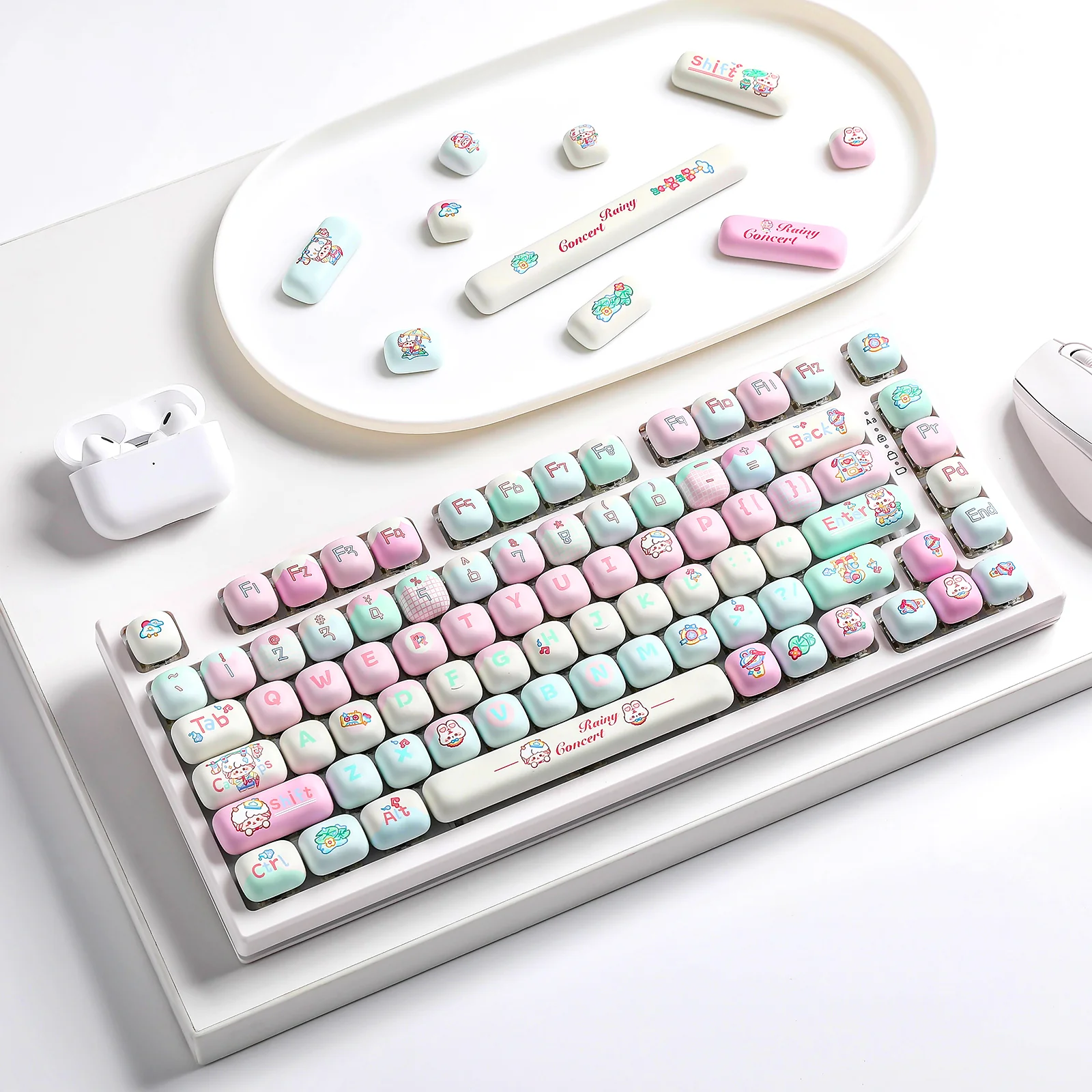 YUNZII Rainy Concert MOG Profile Keycap Set - Image 9