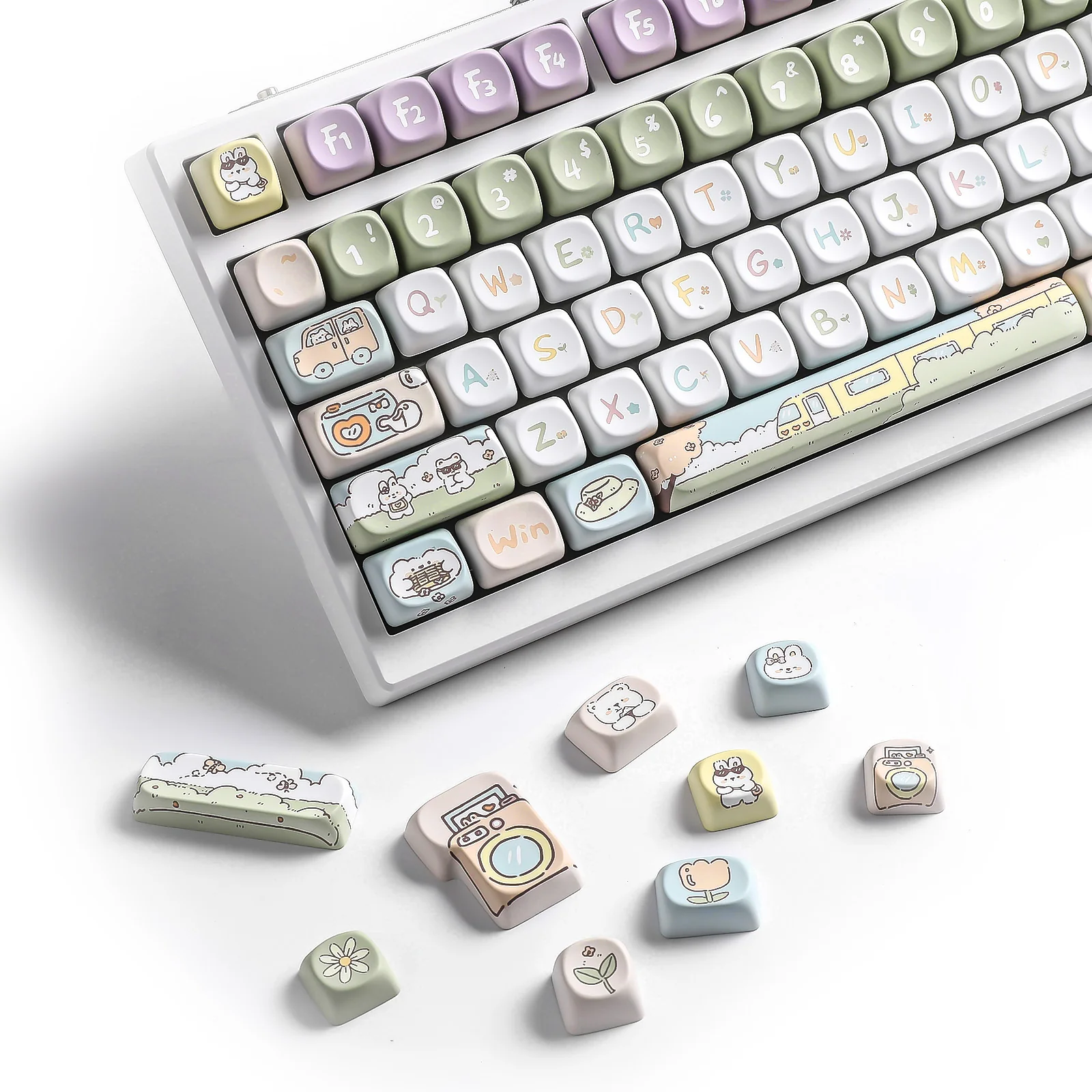 YUNZII Romantic Travel MOA Profile Keycap Set - Image 10