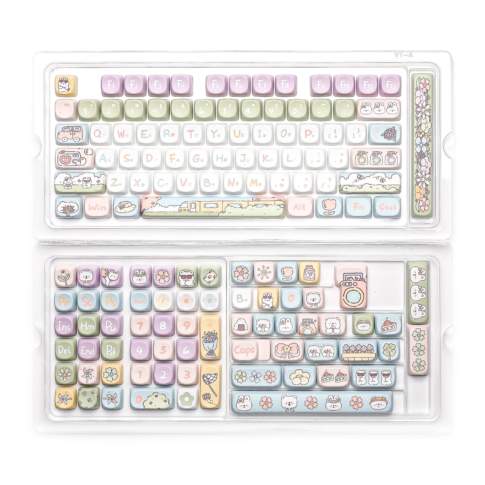 YUNZII Romantic Travel MOA Profile Keycap Set - Image 11