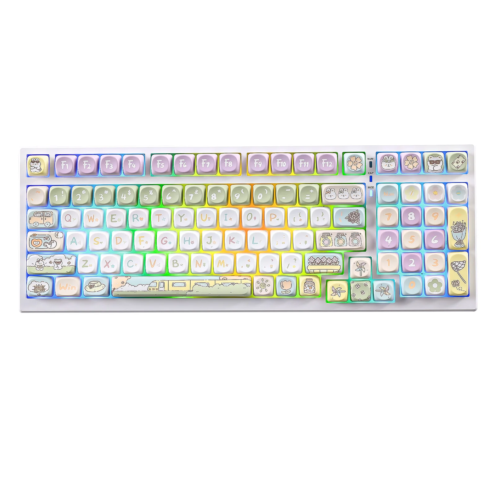 YUNZII Romantic Travel MOA Profile Keycap Set - Image 2