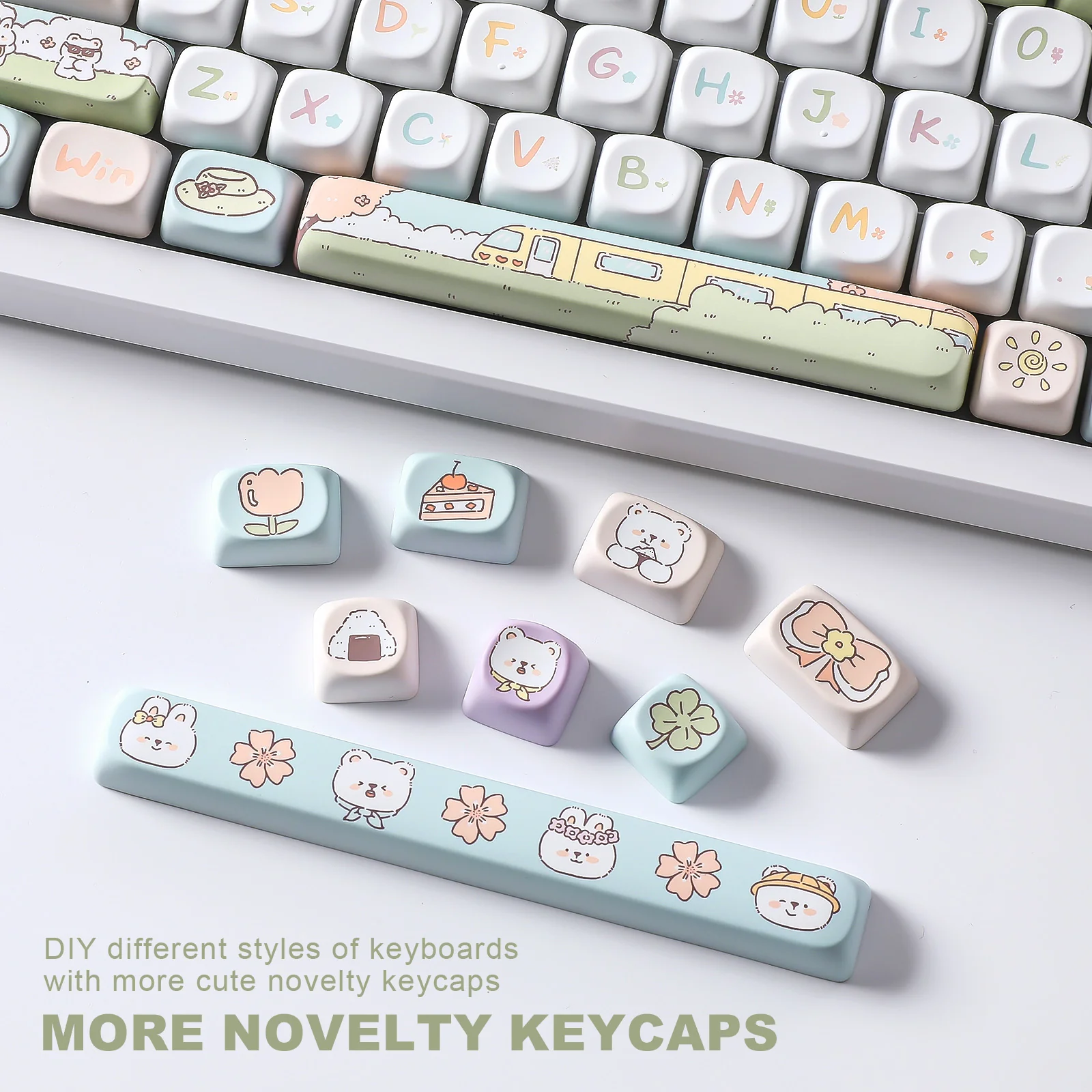 YUNZII Romantic Travel MOA Profile Keycap Set - Image 7