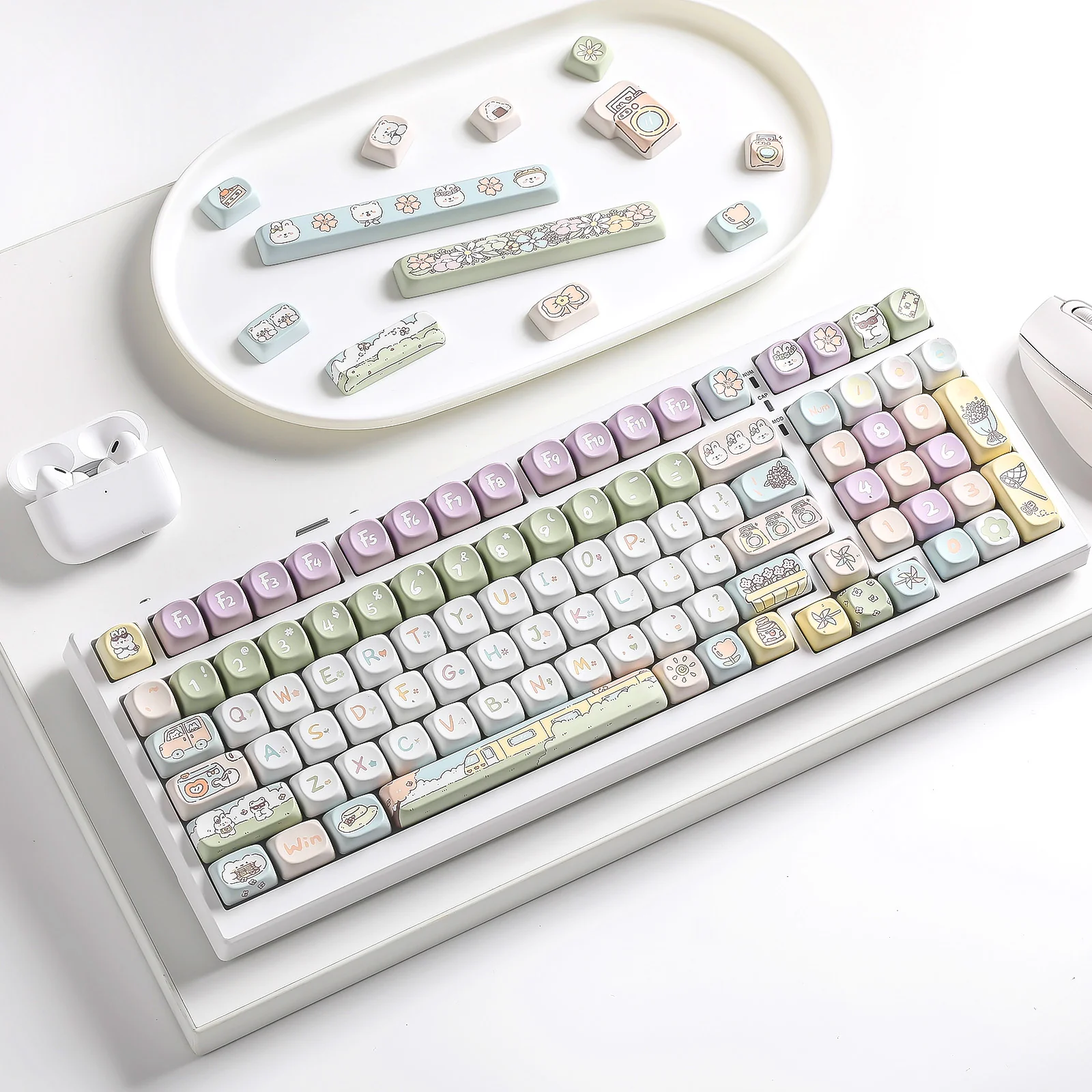 YUNZII Romantic Travel MOA Profile Keycap Set - Image 9