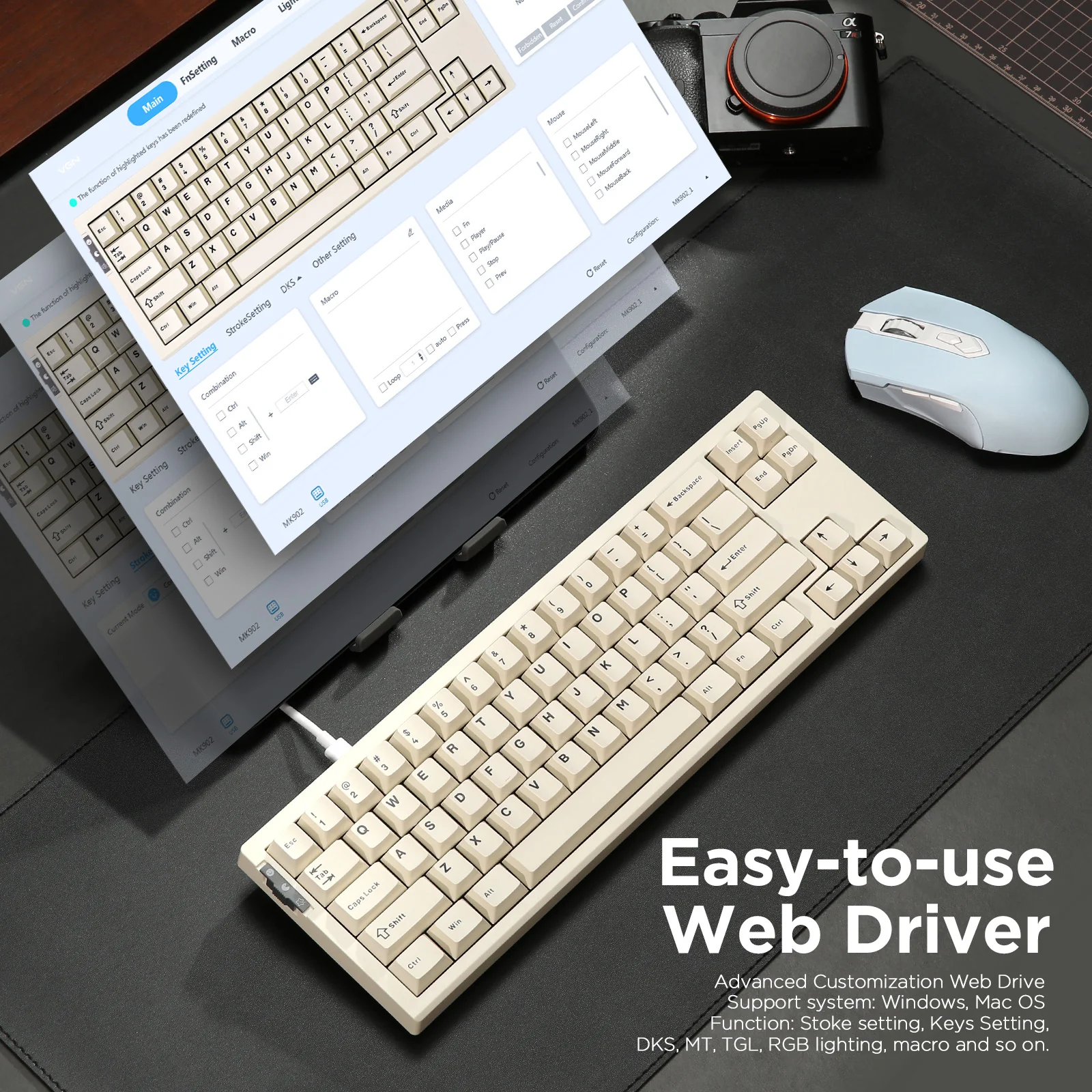 YUNZII RT68 Rapid Trigger Gaming Magnetic Keyboard - Image 7