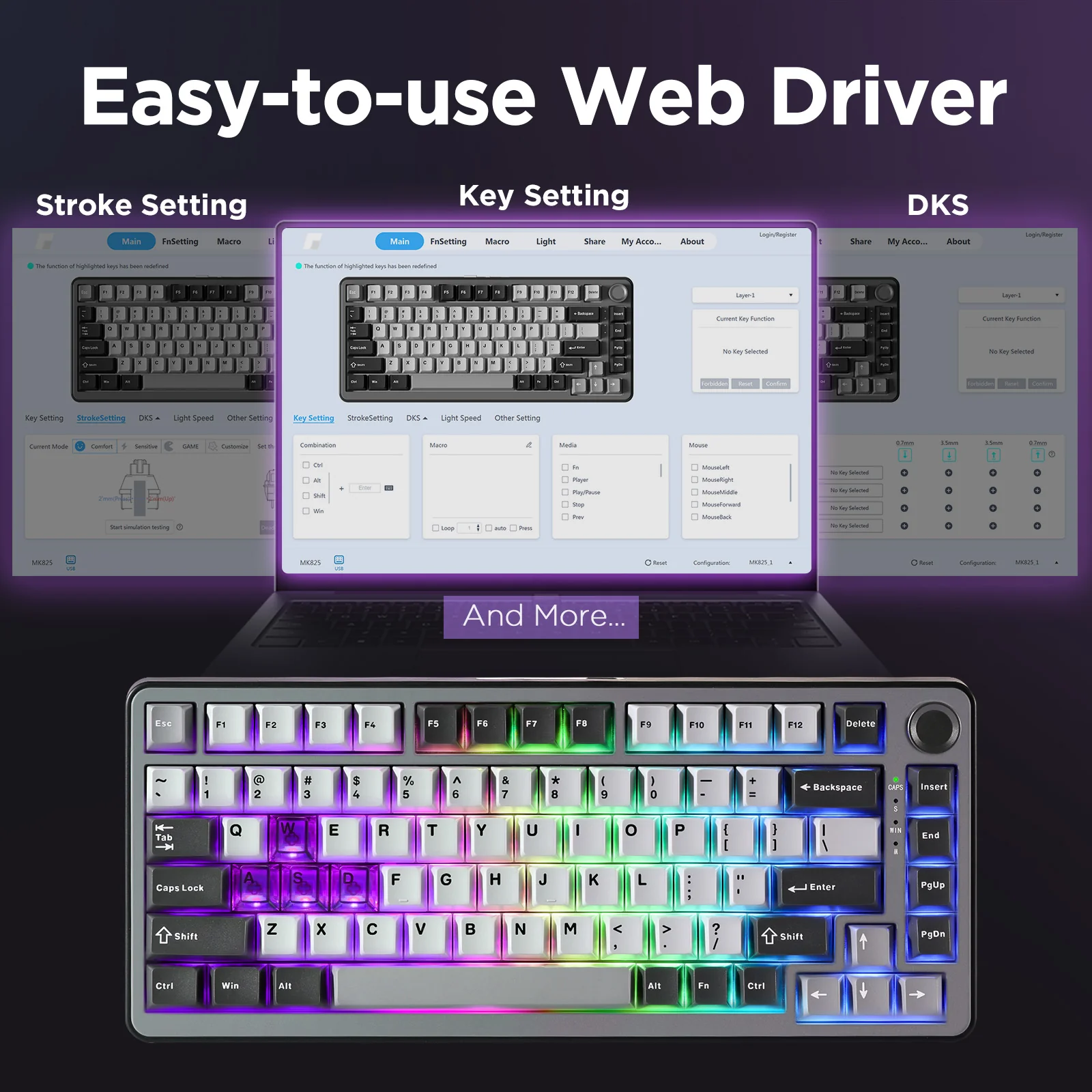 YUNZII RT75 Rapid Trigger Gaming Magnetic Keyboard - Image 8