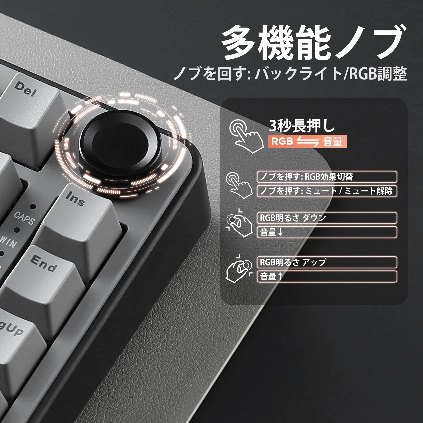 YUNZII RT75 Wireless Rapid Trigger Magnetic Gaming Keyboard - Japan JIS Layout - Image 7