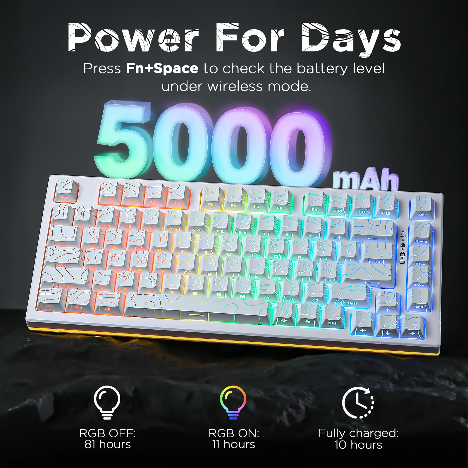 YUNZII RT80 Rapid Trigger 8K Magnetic Keyboard - Image 12