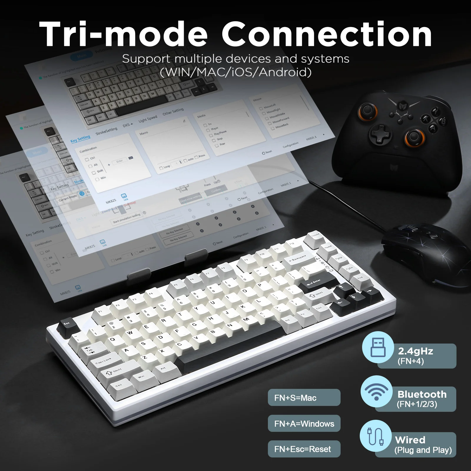 YUNZII RT80 Rapid Trigger 8K Magnetic Keyboard - Image 7
